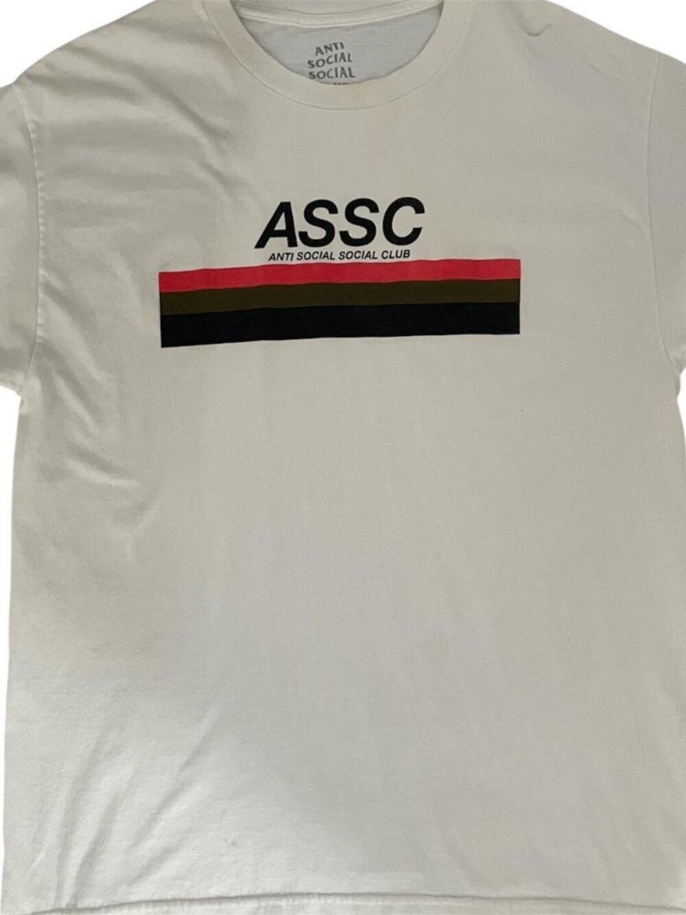 White Anti Social Social Club streetwear tee